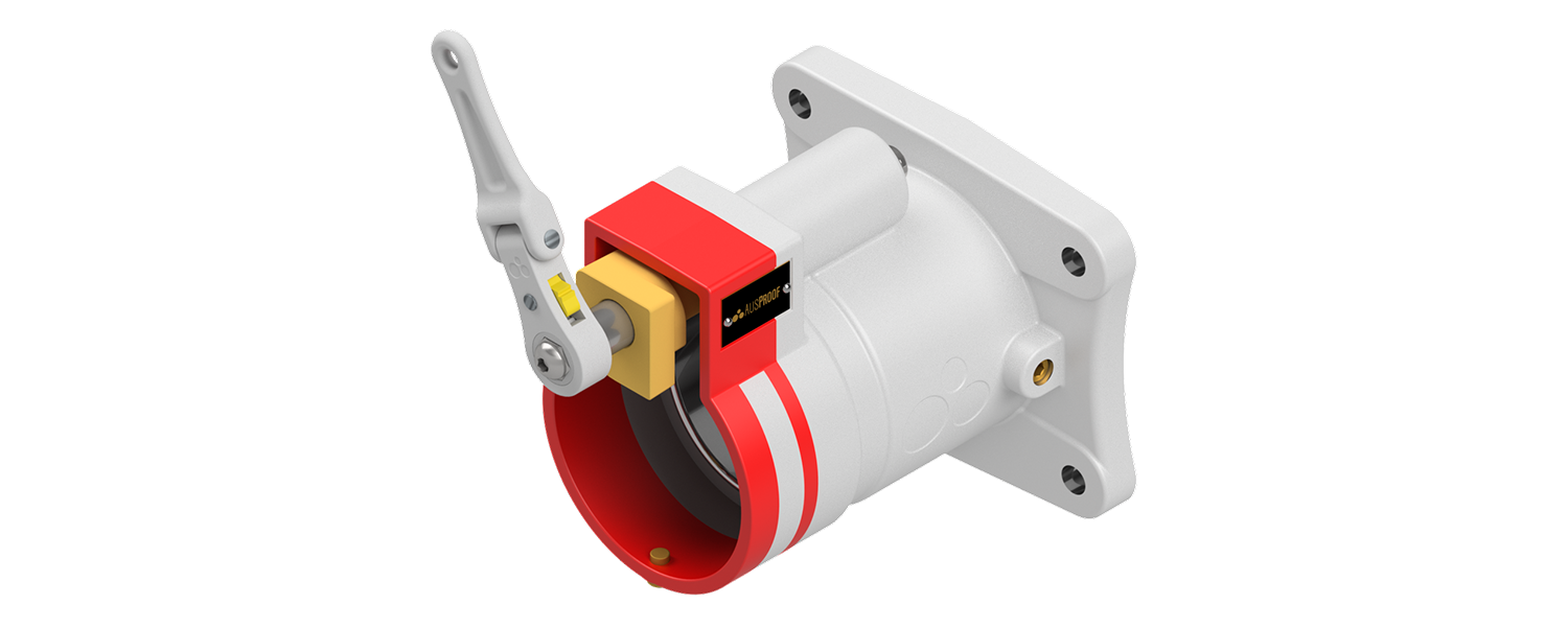Aluminium AL 3300V 425A Ratchet Release Receptacle